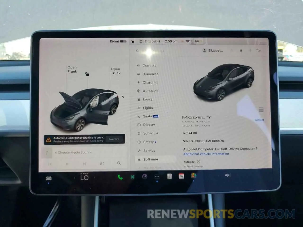 9 fotografías del automóvil dañado 5YJYGDEE4MF089976 TESLA MODEL Y 2021