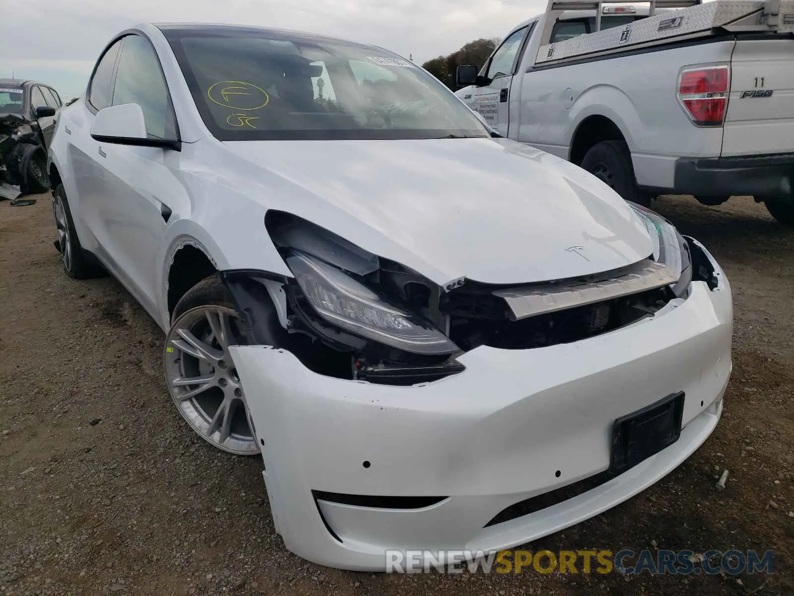 1 fotografías del automóvil dañado 5YJYGDEE4MF094188 TESLA MODEL Y 2021