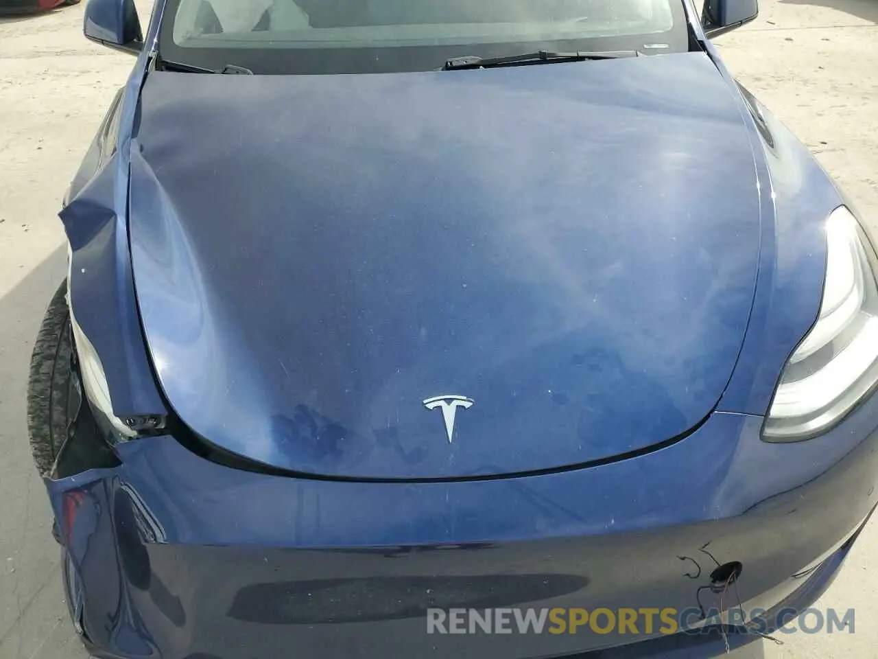 13 fotografías del automóvil dañado 5YJYGDEE4MF102368 TESLA MODEL Y 2021
