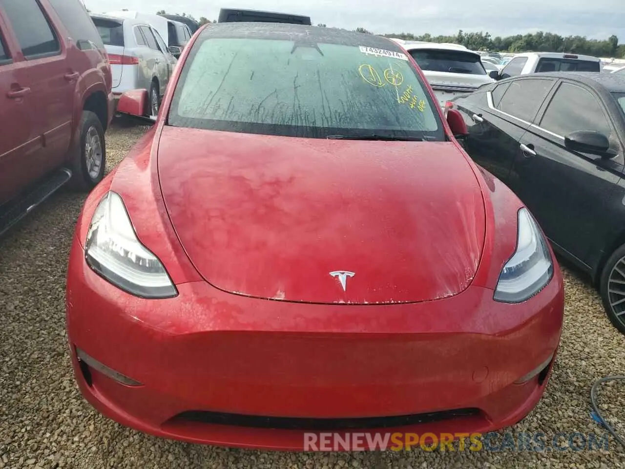 5 fotografías del automóvil dañado 5YJYGDEE4MF111524 TESLA MODEL Y 2021