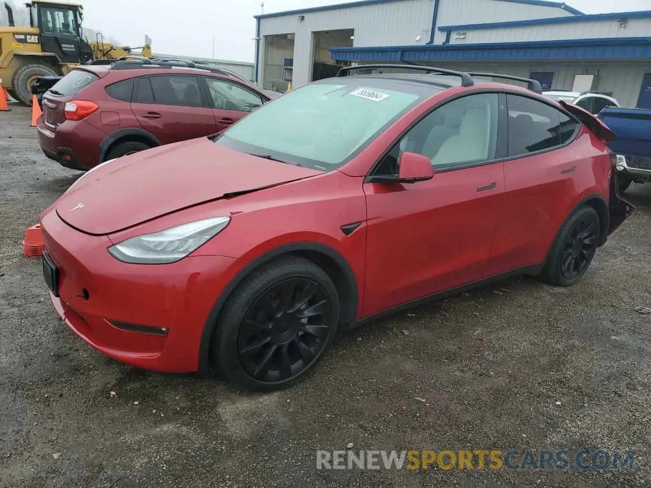 1 fotografías del automóvil dañado 5YJYGDEE4MF144152 TESLA MODEL Y 2021