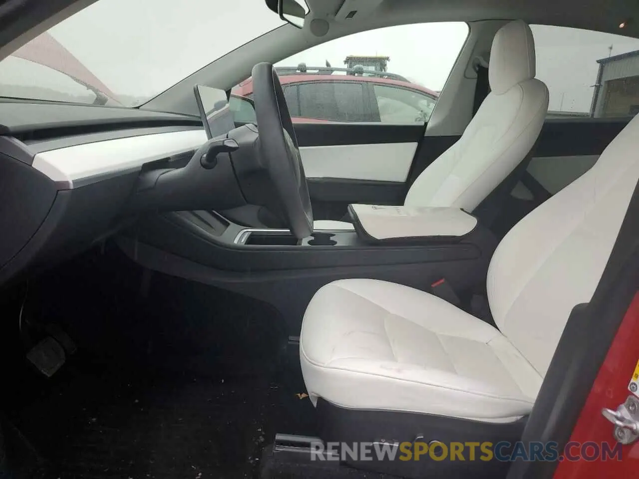 7 fotografías del automóvil dañado 5YJYGDEE4MF144152 TESLA MODEL Y 2021