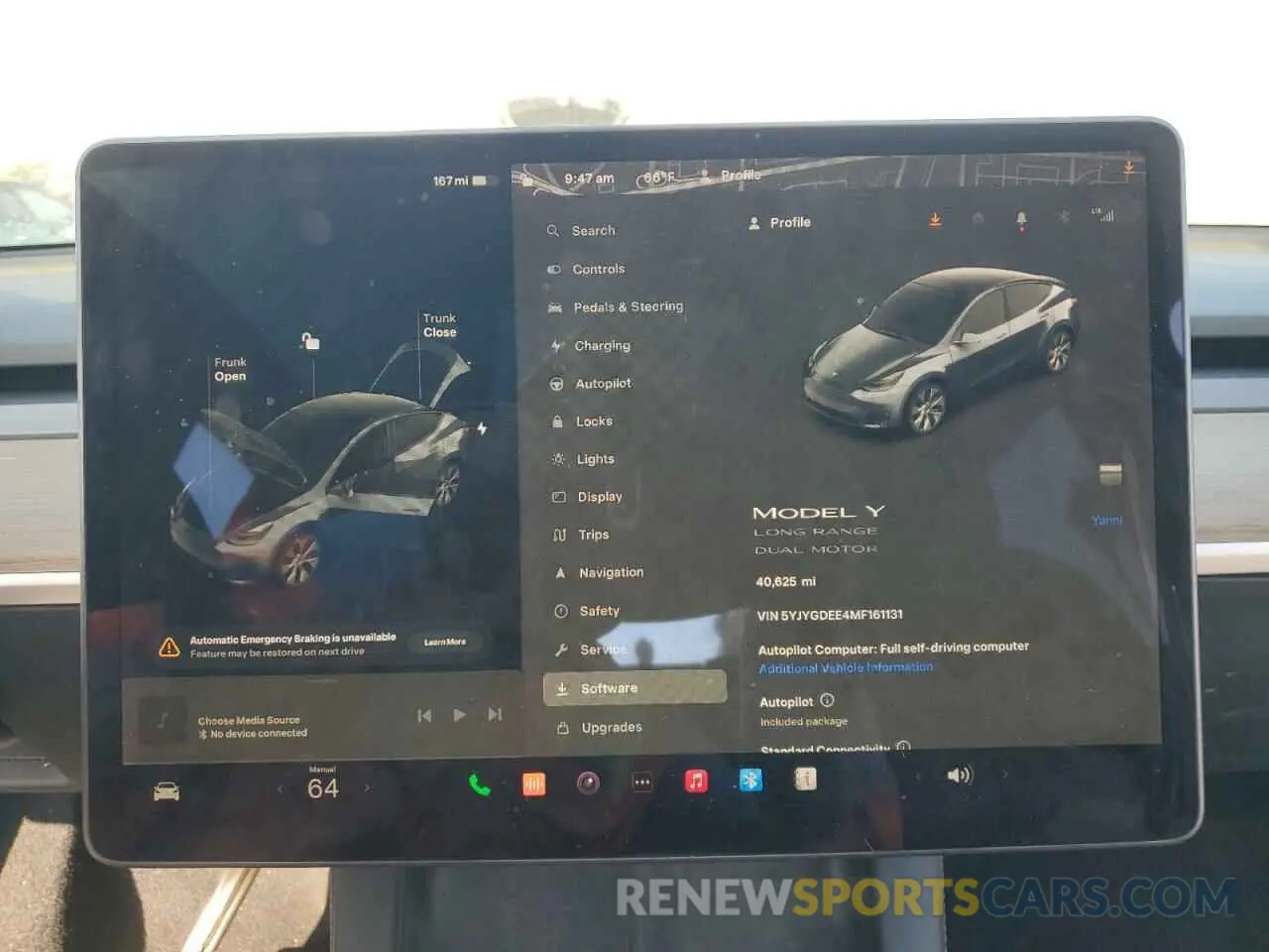 9 fotografías del automóvil dañado 5YJYGDEE4MF161131 TESLA MODEL Y 2021
