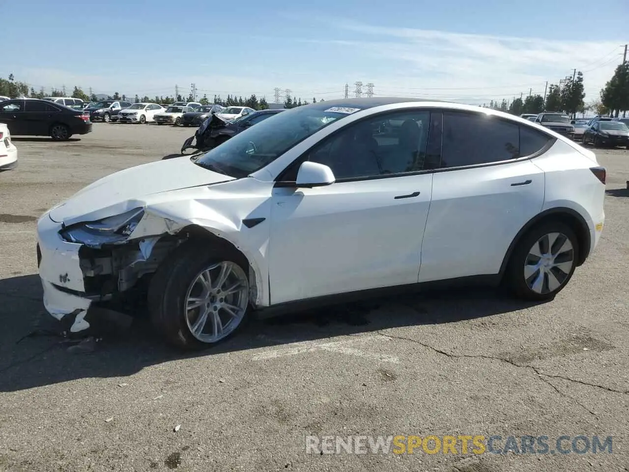 1 fotografías del automóvil dañado 5YJYGDEE4MF284783 TESLA MODEL Y 2021