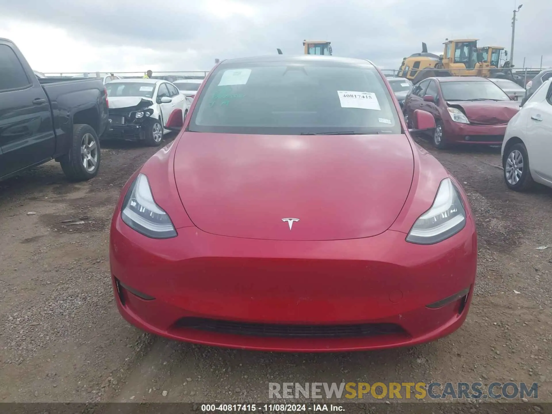 13 fotografías del automóvil dañado 5YJYGDEE5MF083684 TESLA MODEL Y 2021