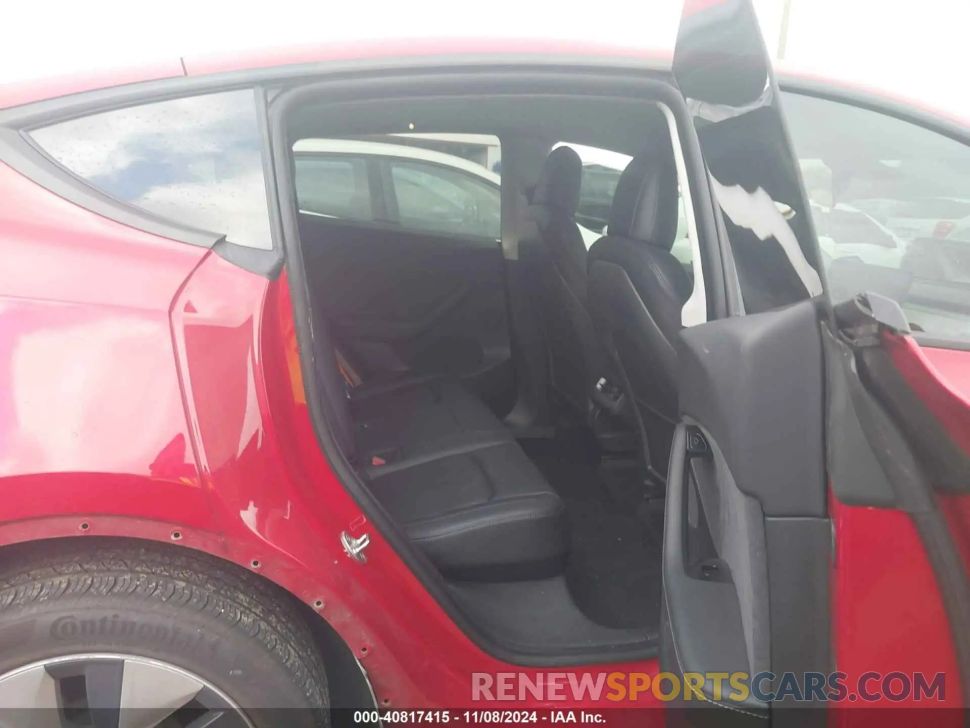 8 fotografías del automóvil dañado 5YJYGDEE5MF083684 TESLA MODEL Y 2021