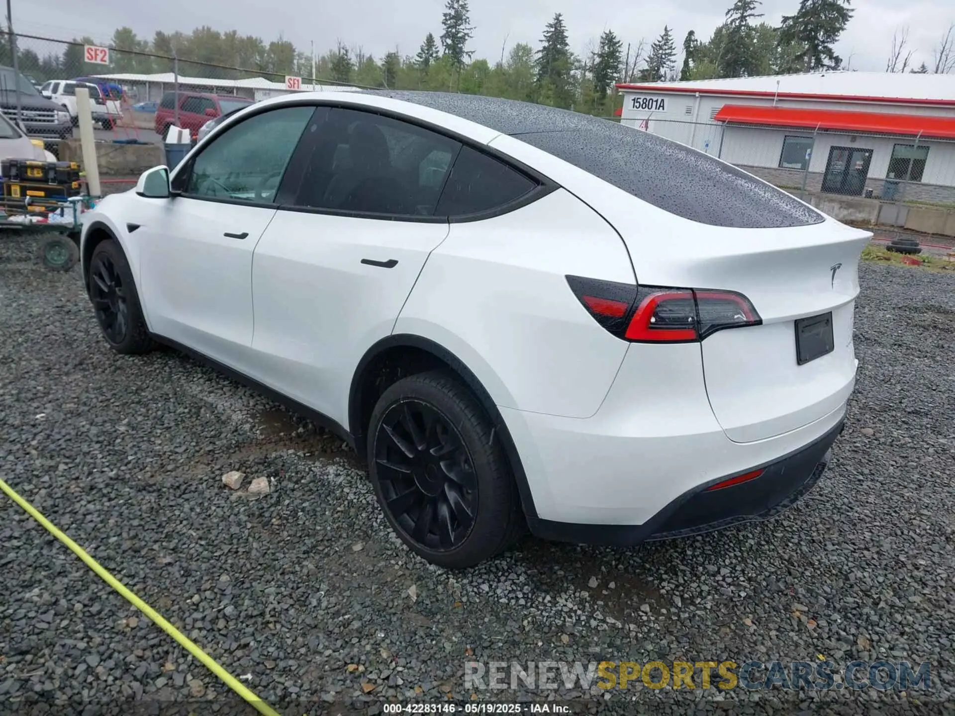 3 fotografías del automóvil dañado 5YJYGDEE5MF095771 TESLA MODEL Y 2021