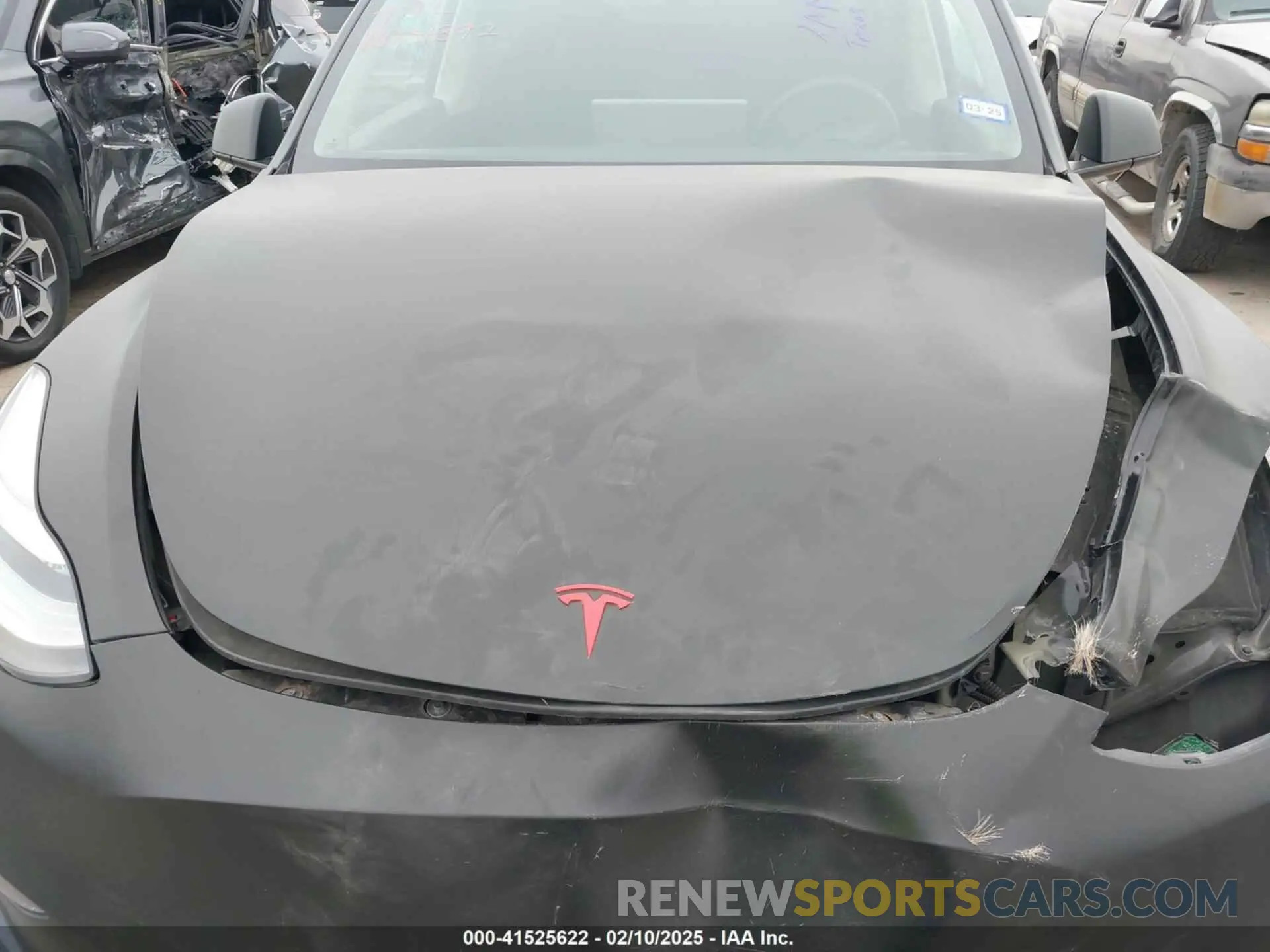 10 fotografías del automóvil dañado 5YJYGDEE5MF111774 TESLA MODEL Y 2021