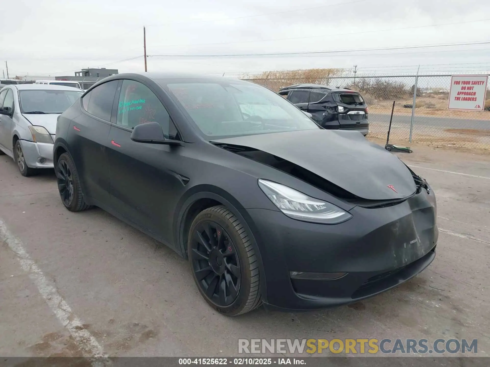 12 fotografías del automóvil dañado 5YJYGDEE5MF111774 TESLA MODEL Y 2021