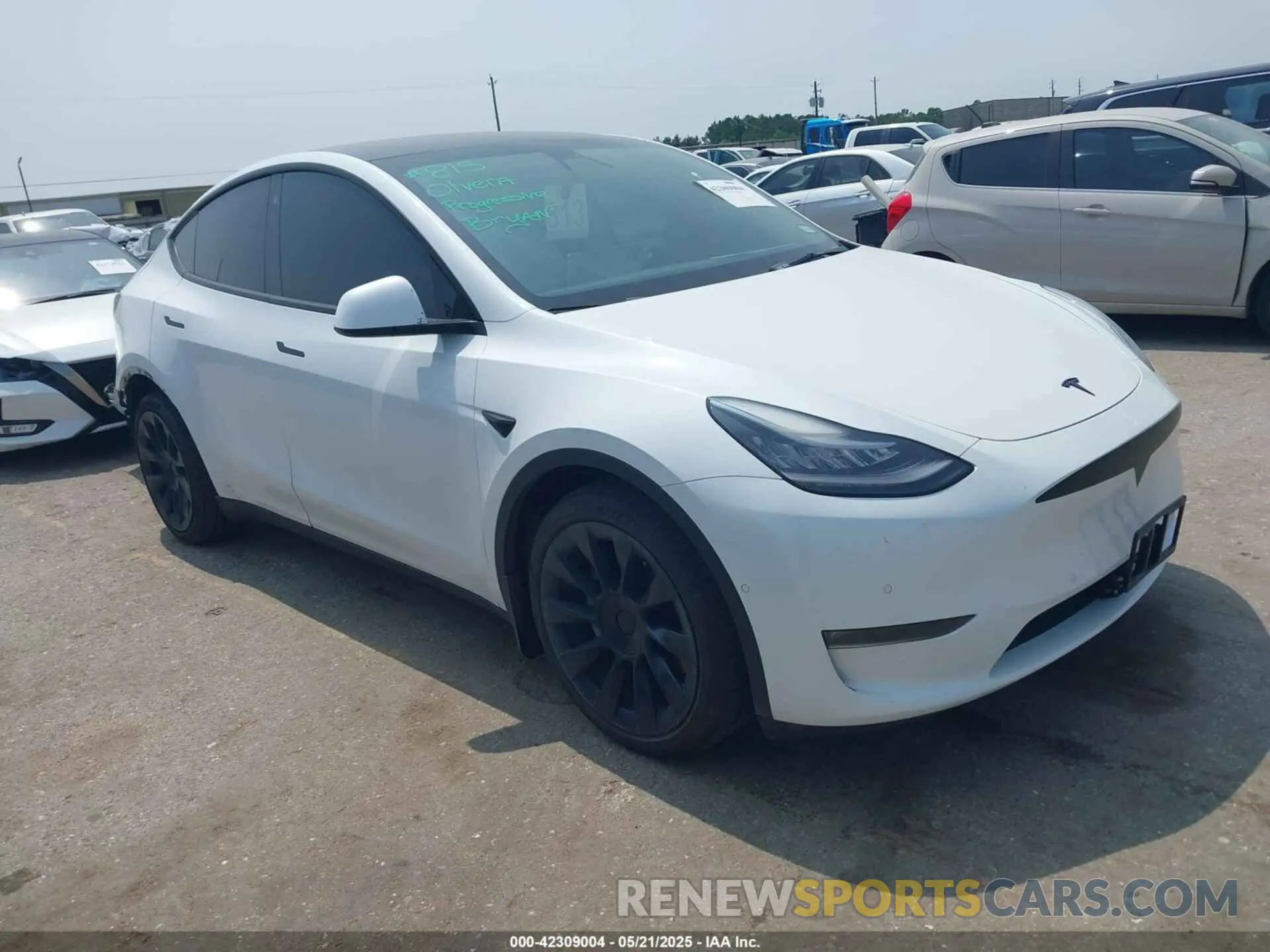 1 fotografías del automóvil dañado 5YJYGDEE5MF124010 TESLA MODEL Y 2021