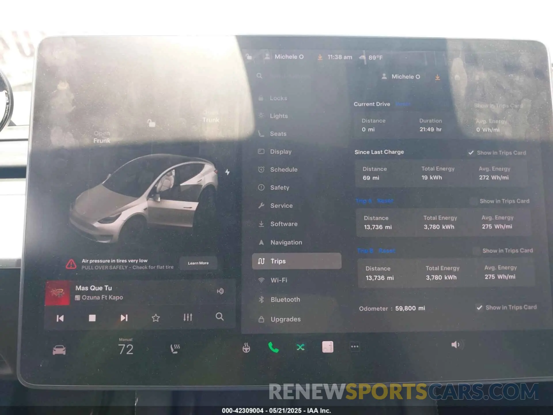 16 fotografías del automóvil dañado 5YJYGDEE5MF124010 TESLA MODEL Y 2021