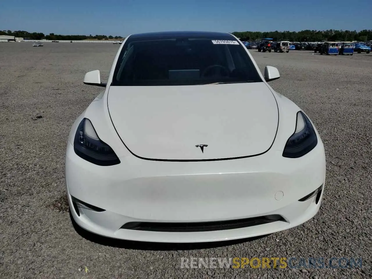 5 fotografías del automóvil dañado 5YJYGDEE5MF141440 TESLA MODEL Y 2021