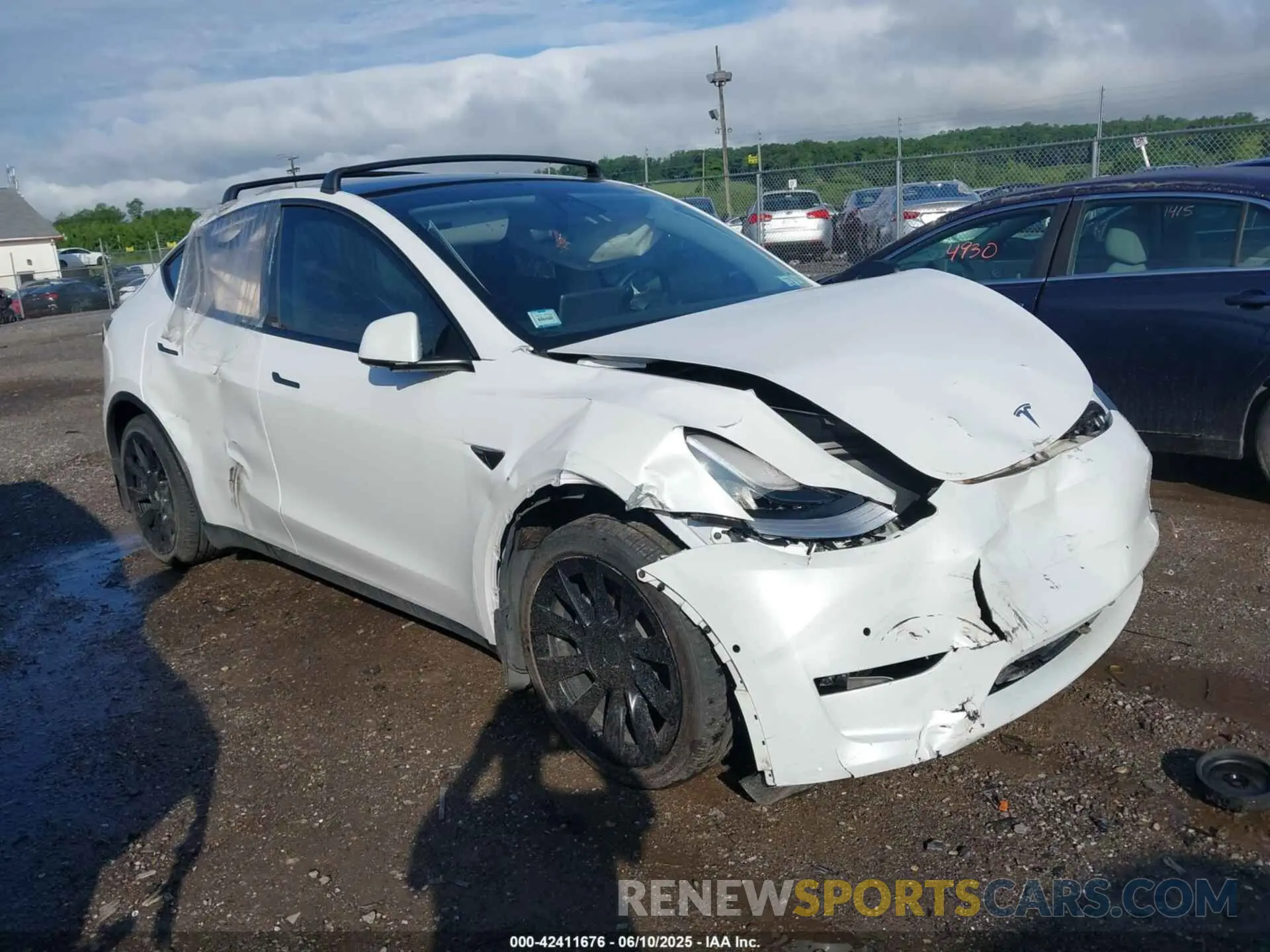 1 fotografías del automóvil dañado 5YJYGDEE5MF184000 TESLA MODEL Y 2021