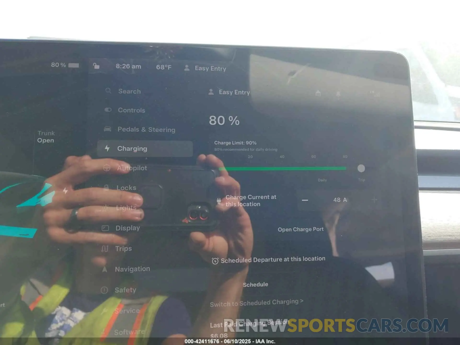 17 fotografías del automóvil dañado 5YJYGDEE5MF184000 TESLA MODEL Y 2021