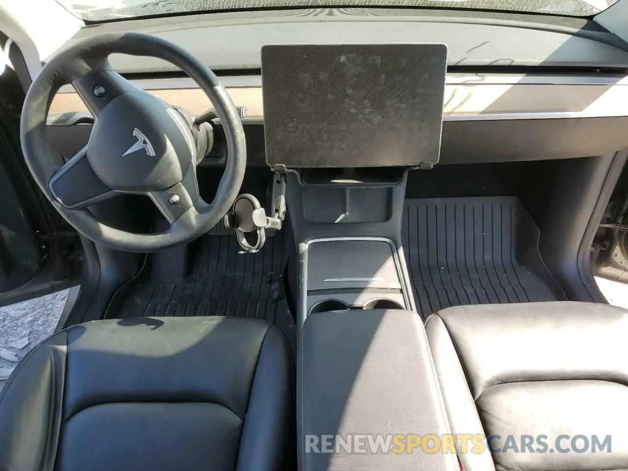 8 fotografías del automóvil dañado 5YJYGDEE5MF211051 TESLA MODEL Y 2021