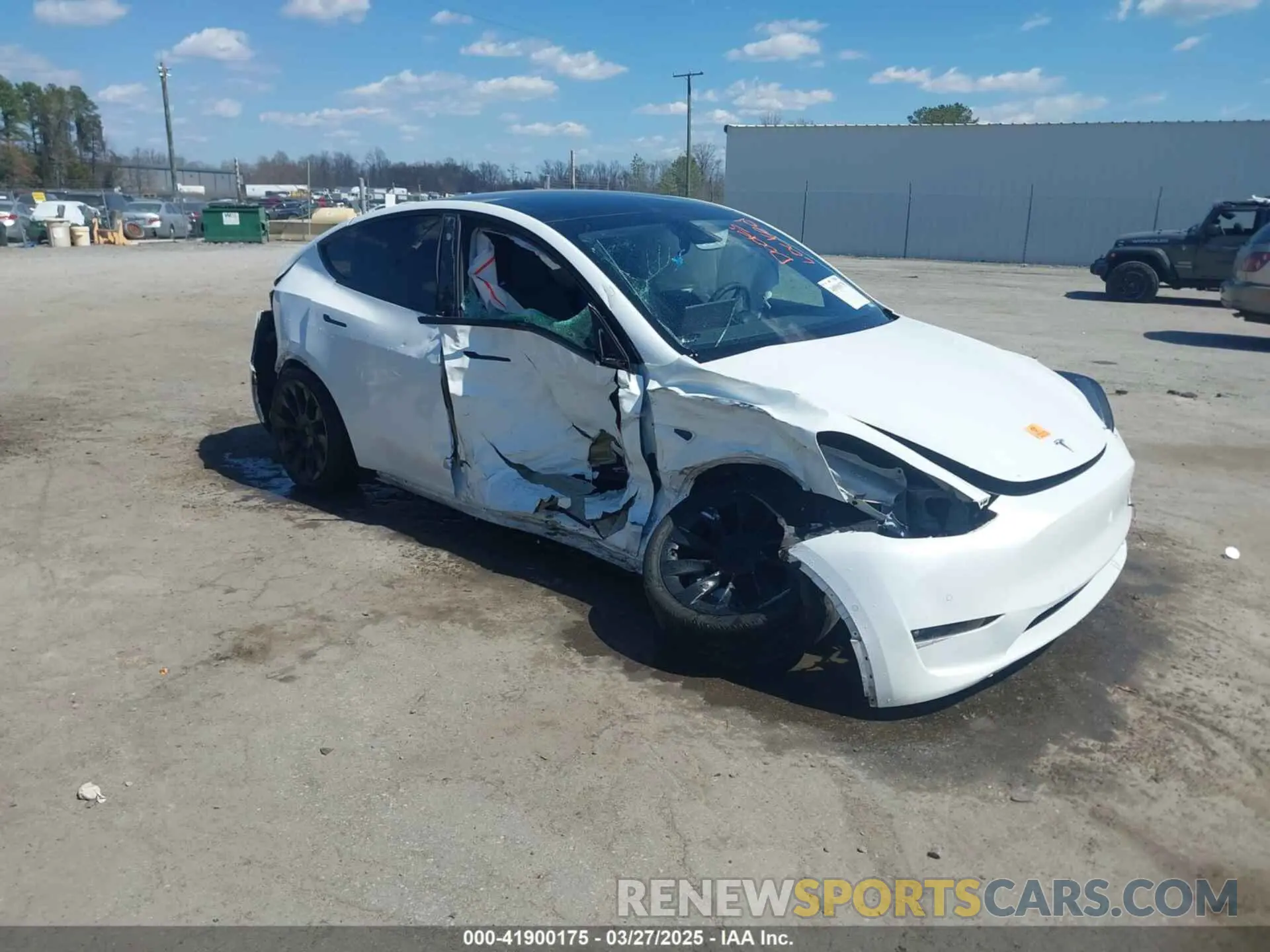 1 fotografías del automóvil dañado 5YJYGDEE5MF232790 TESLA MODEL Y 2021