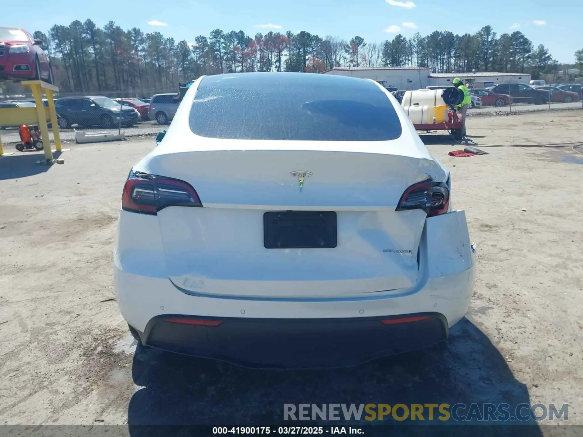 15 fotografías del automóvil dañado 5YJYGDEE5MF232790 TESLA MODEL Y 2021