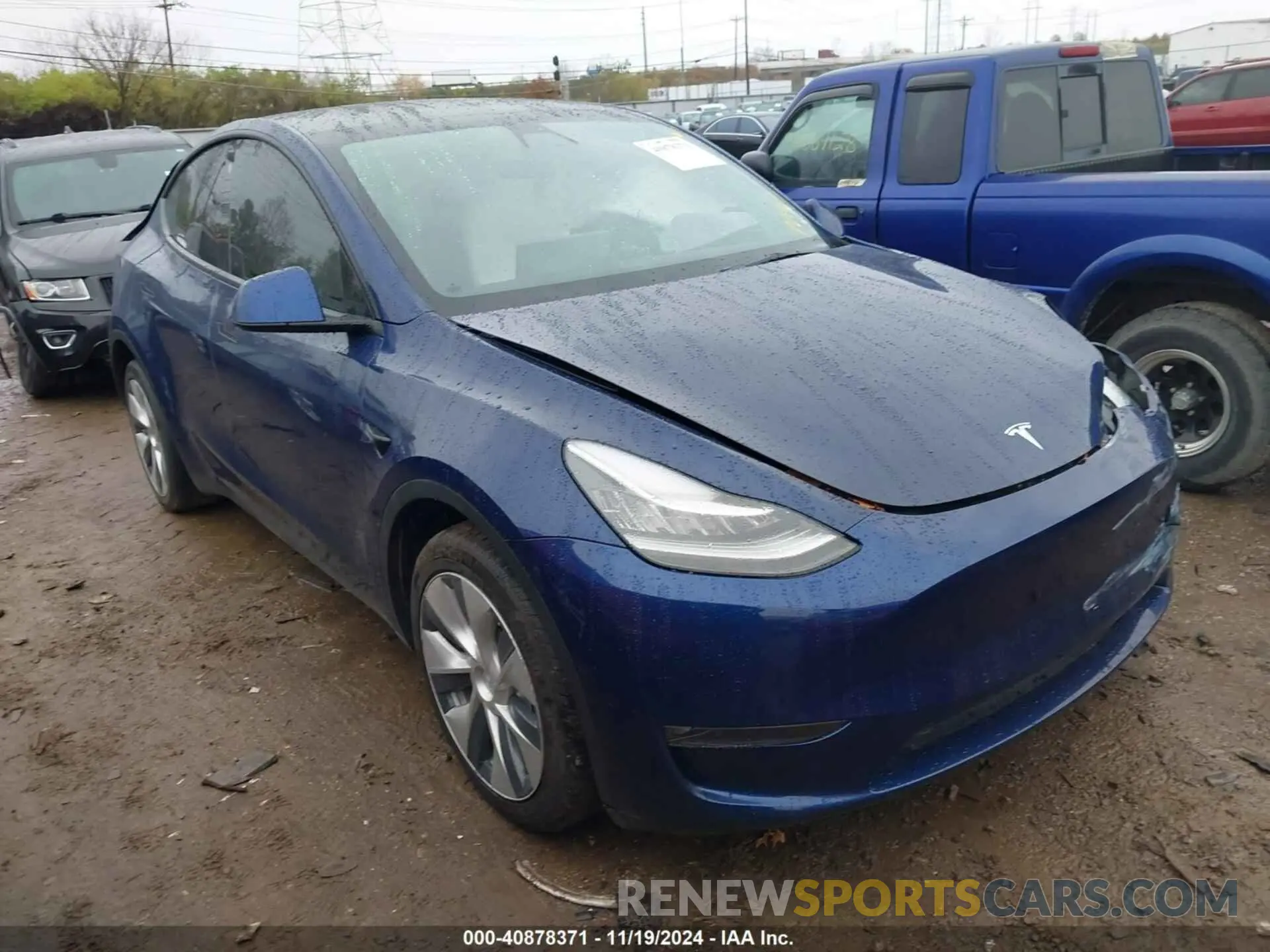 1 fotografías del automóvil dañado 5YJYGDEE5MF244728 TESLA MODEL Y 2021