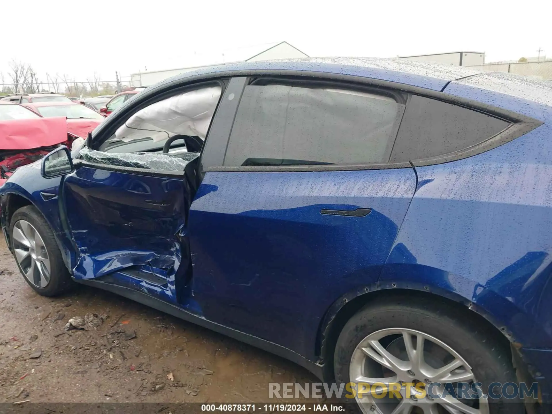 14 fotografías del automóvil dañado 5YJYGDEE5MF244728 TESLA MODEL Y 2021