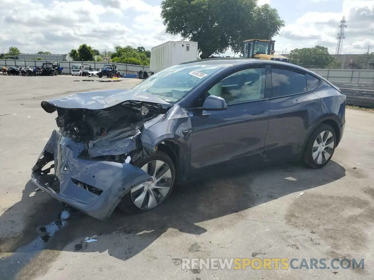 1 fotografías del automóvil dañado 5YJYGDEE5MF248486 TESLA MODEL Y 2021
