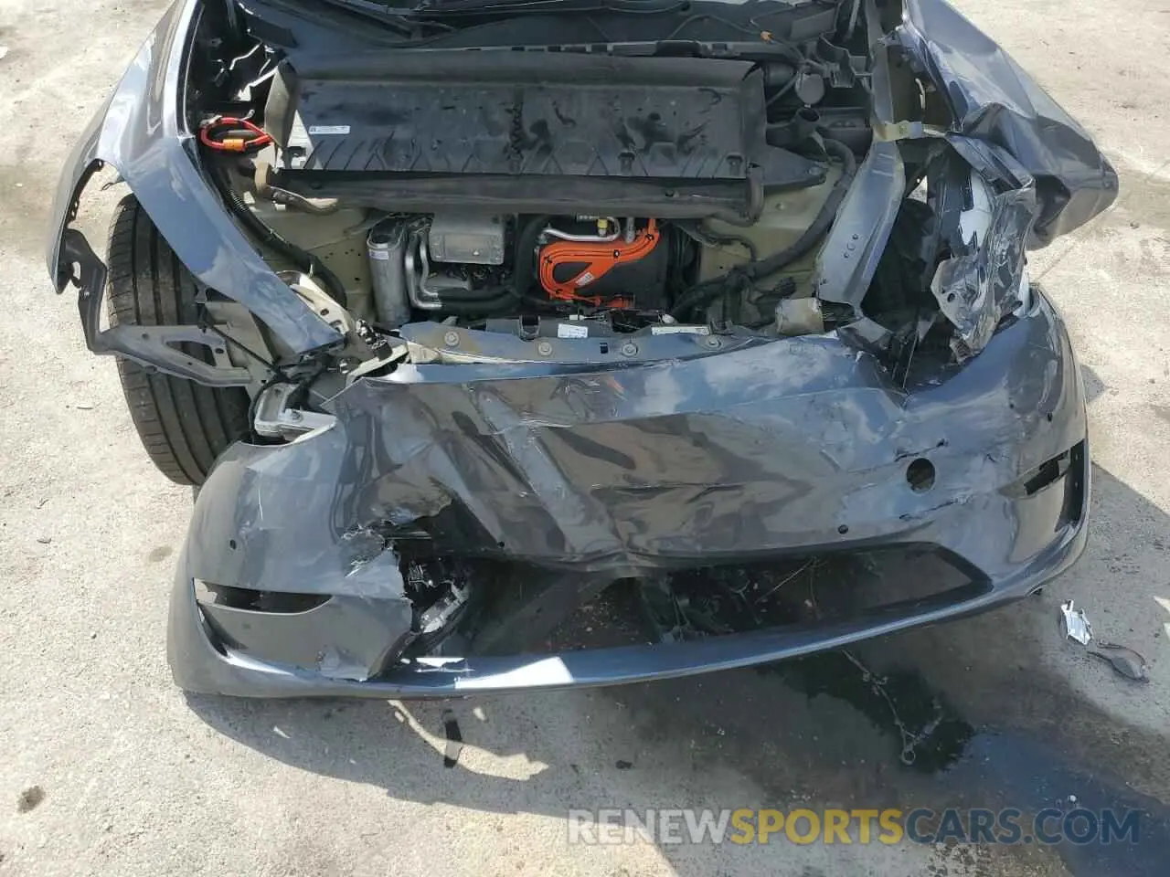 11 fotografías del automóvil dañado 5YJYGDEE5MF248486 TESLA MODEL Y 2021