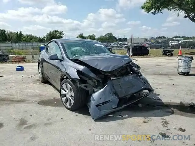 14 fotografías del automóvil dañado 5YJYGDEE5MF248486 TESLA MODEL Y 2021