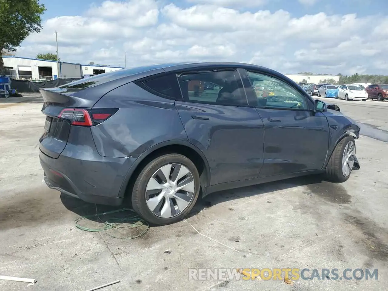 3 fotografías del automóvil dañado 5YJYGDEE5MF248486 TESLA MODEL Y 2021