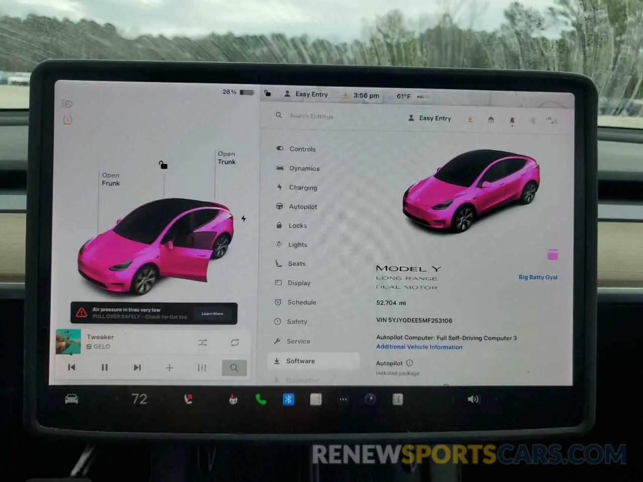 9 fotografías del automóvil dañado 5YJYGDEE5MF253106 TESLA MODEL Y 2021