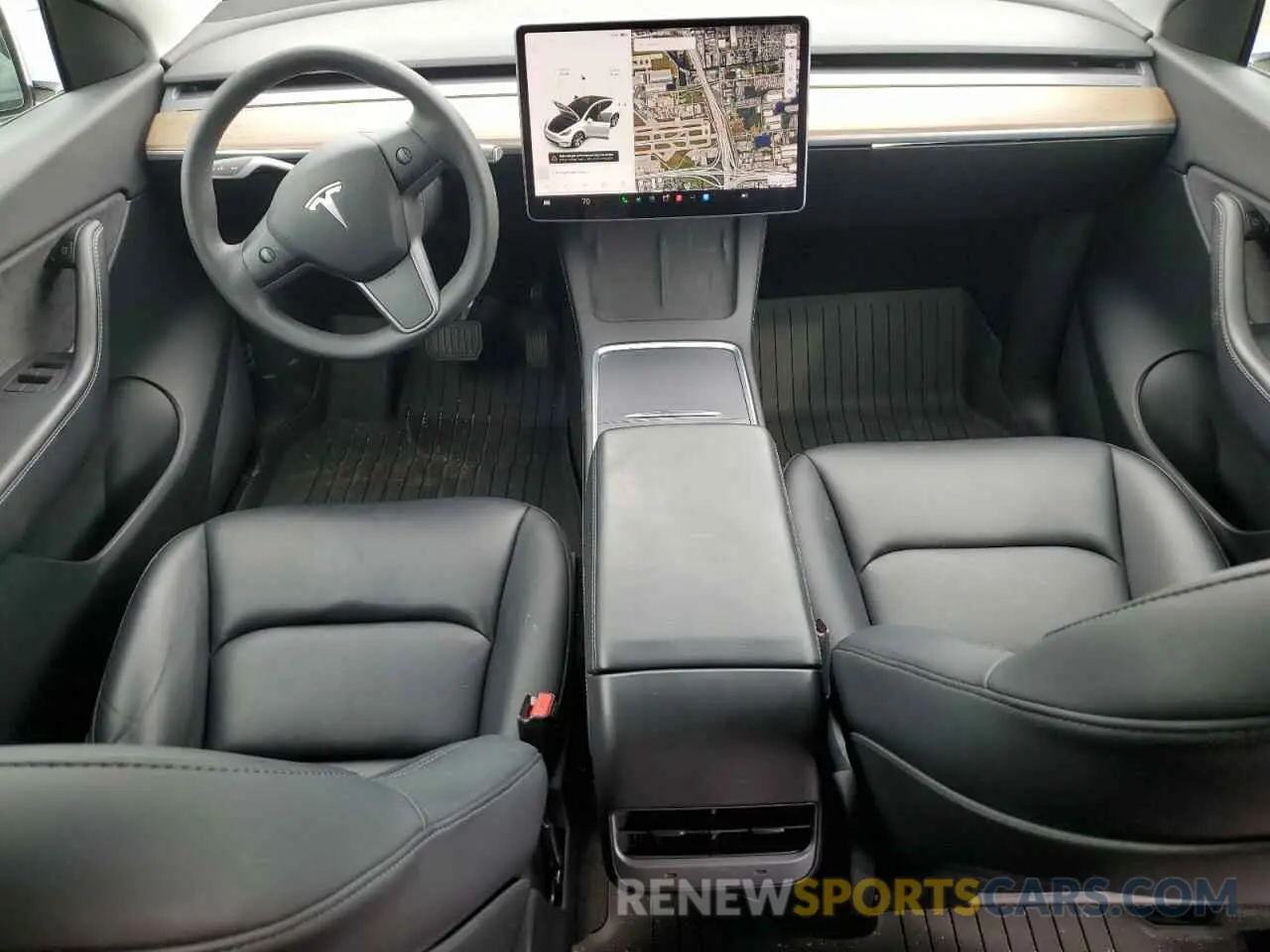 8 fotografías del automóvil dañado 5YJYGDEE5MF258600 TESLA MODEL Y 2021