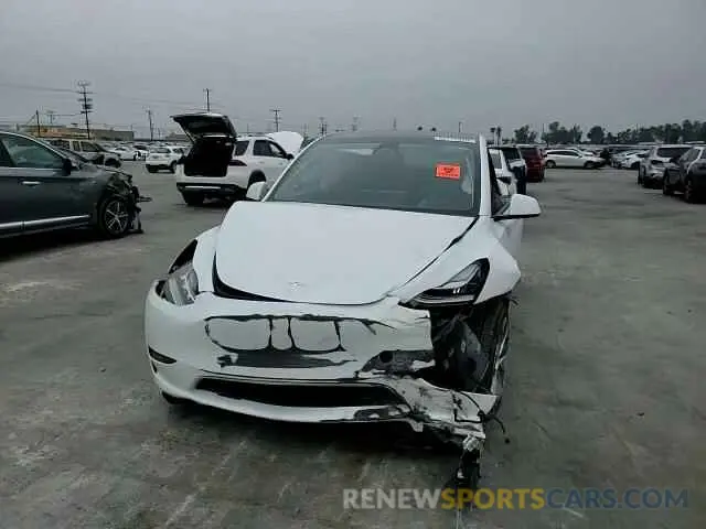 14 fotografías del automóvil dañado 5YJYGDEE5MF259729 TESLA MODEL Y 2021