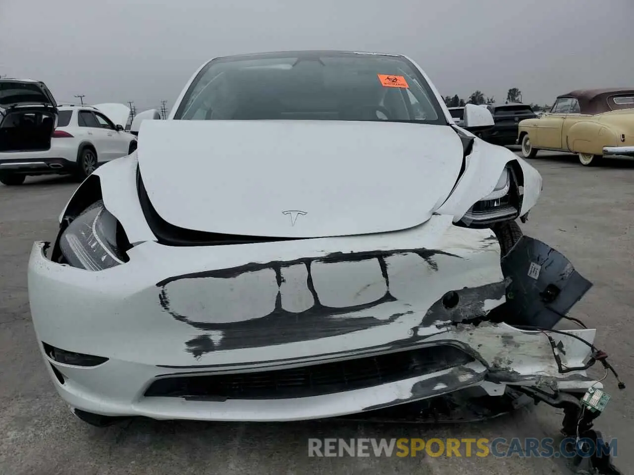 5 fotografías del automóvil dañado 5YJYGDEE5MF259729 TESLA MODEL Y 2021