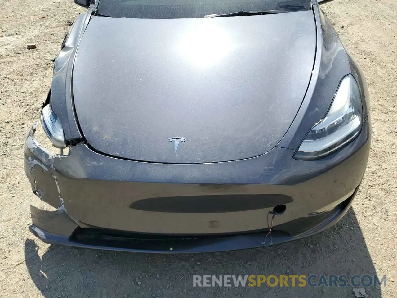 12 fotografías del automóvil dañado 5YJYGDEE5MF260475 TESLA MODEL Y 2021