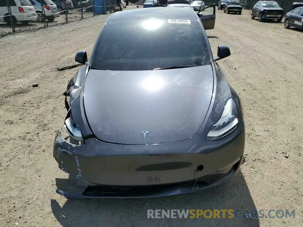 5 fotografías del automóvil dañado 5YJYGDEE5MF260475 TESLA MODEL Y 2021