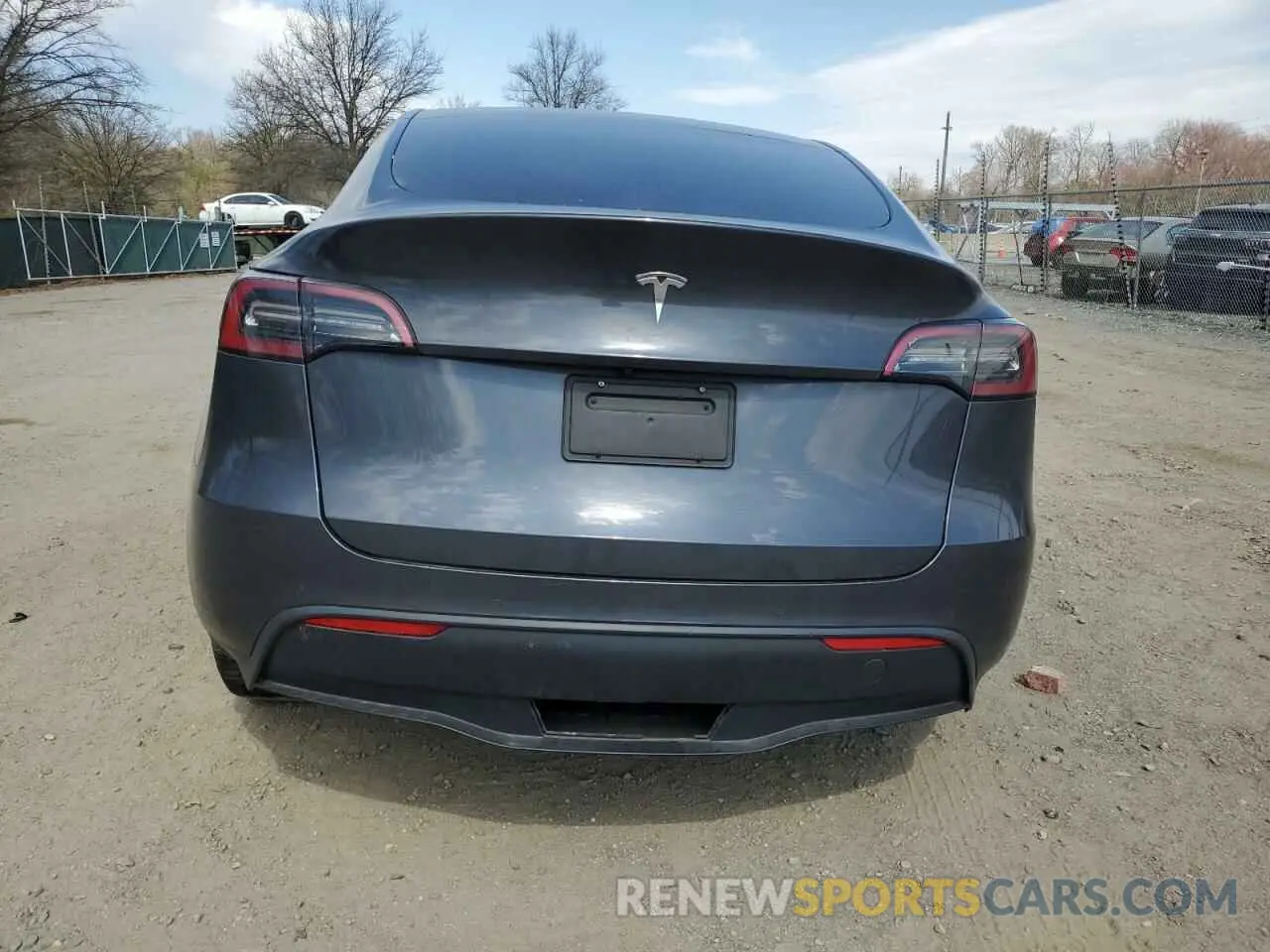 6 fotografías del automóvil dañado 5YJYGDEE5MF260475 TESLA MODEL Y 2021