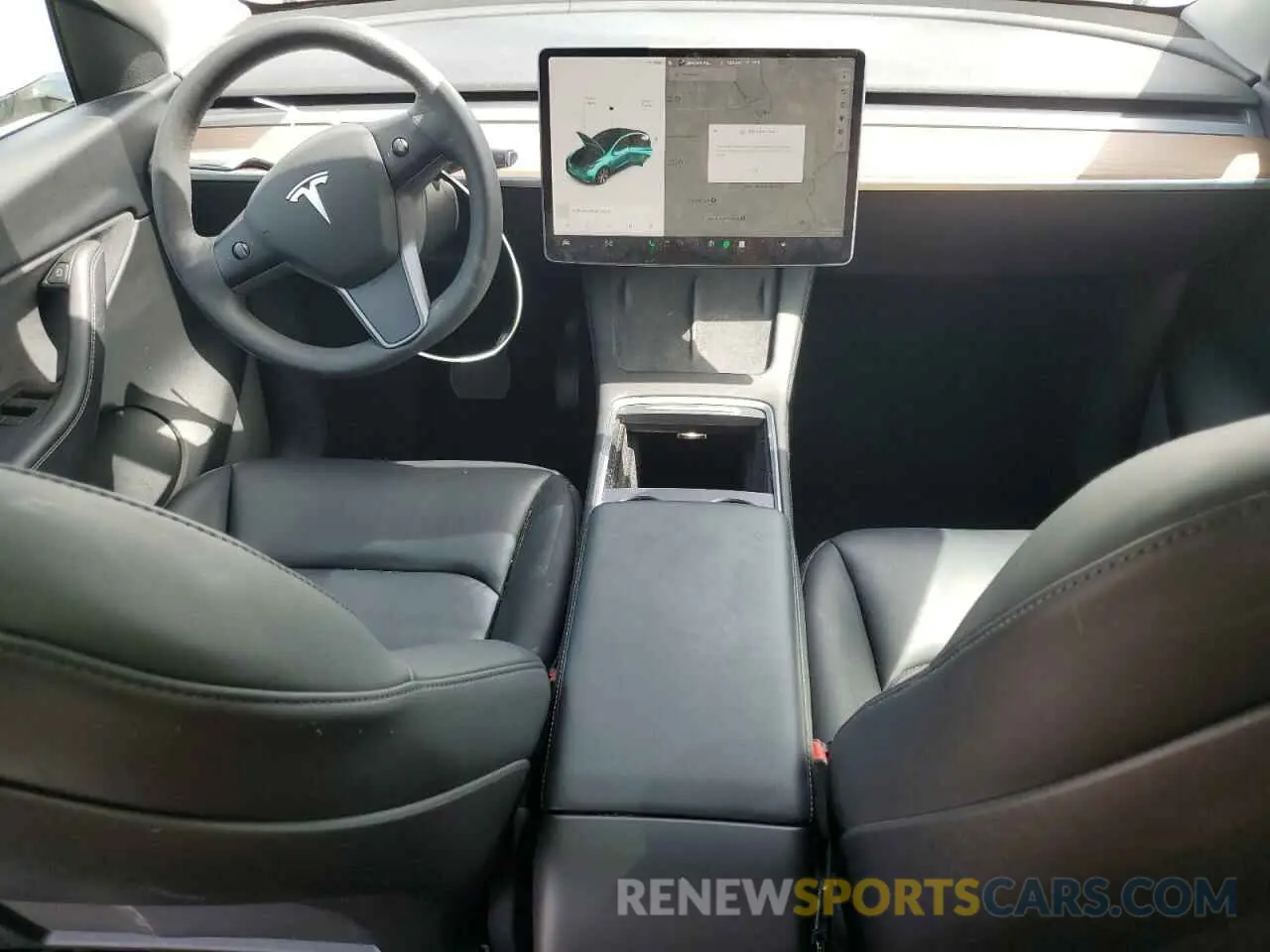 8 fotografías del automóvil dañado 5YJYGDEE5MF285098 TESLA MODEL Y 2021