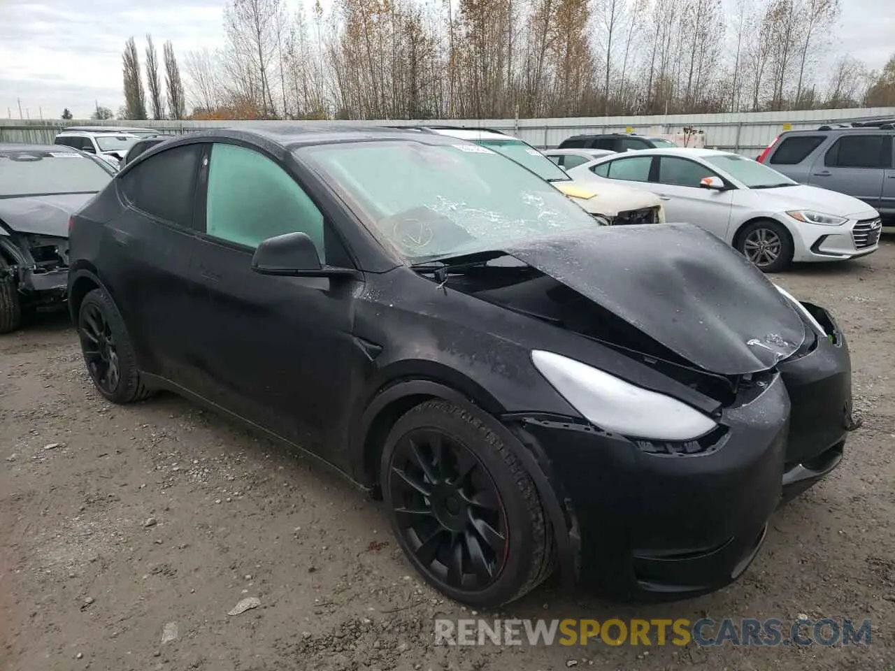 1 fotografías del automóvil dañado 5YJYGDEE5MF286106 TESLA MODEL Y 2021