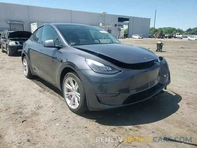 13 fotografías del automóvil dañado 5YJYGDEE6MF074492 TESLA MODEL Y 2021