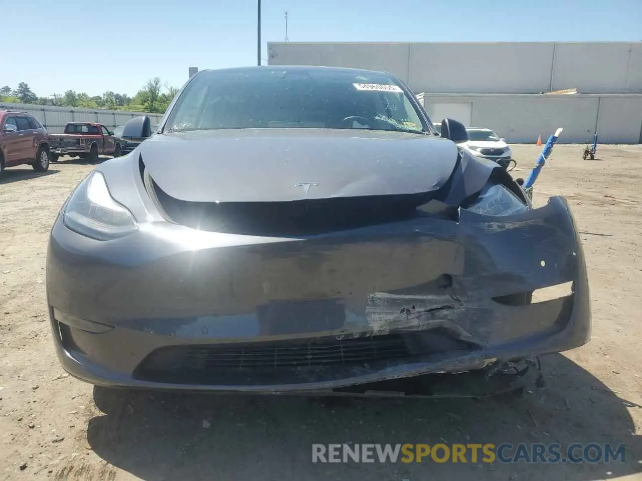 5 fotografías del automóvil dañado 5YJYGDEE6MF074492 TESLA MODEL Y 2021