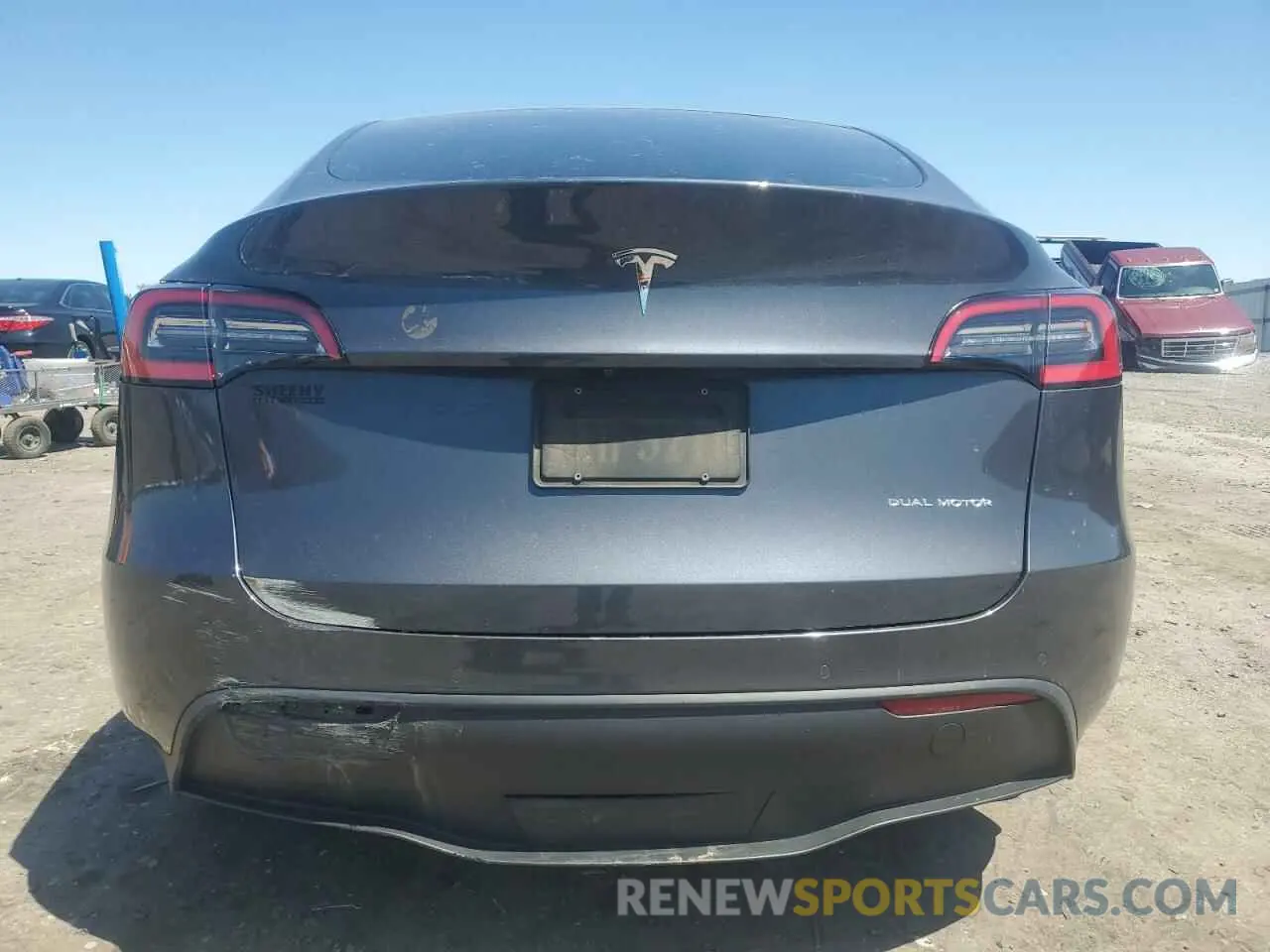 6 fotografías del automóvil dañado 5YJYGDEE6MF074492 TESLA MODEL Y 2021
