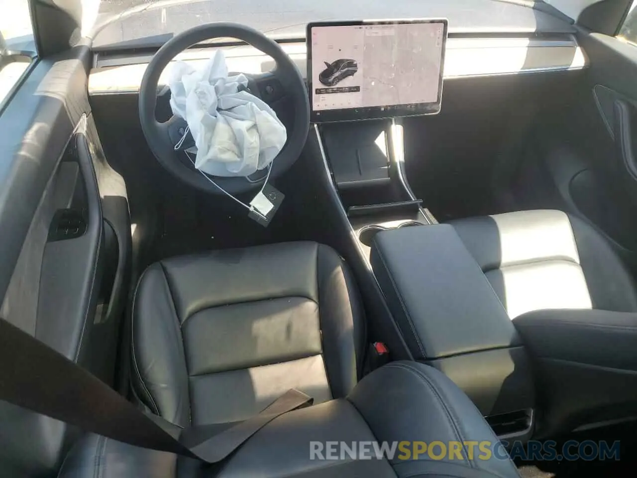 8 fotografías del automóvil dañado 5YJYGDEE6MF074492 TESLA MODEL Y 2021