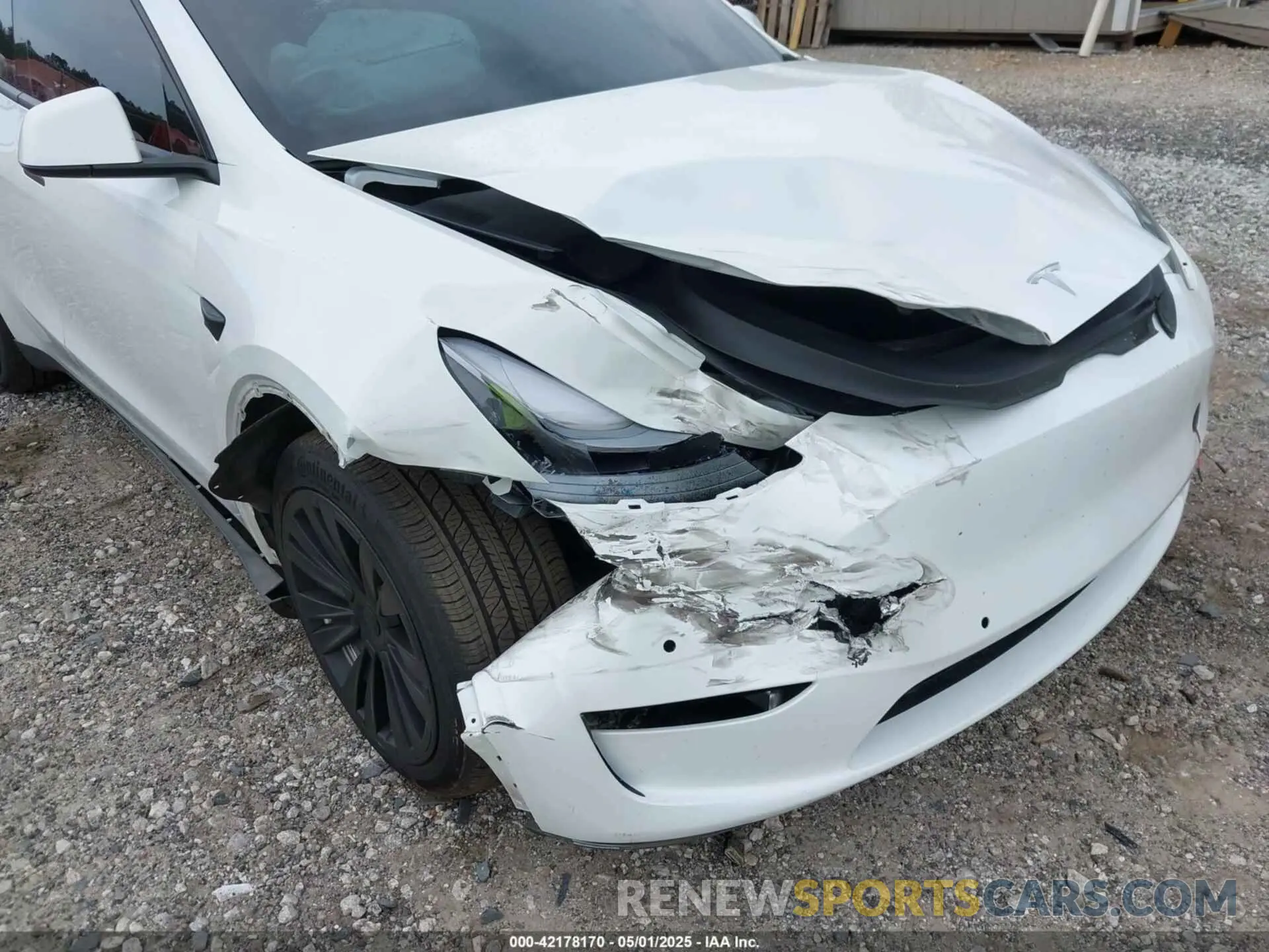 6 fotografías del automóvil dañado 5YJYGDEE6MF083029 TESLA MODEL Y 2021