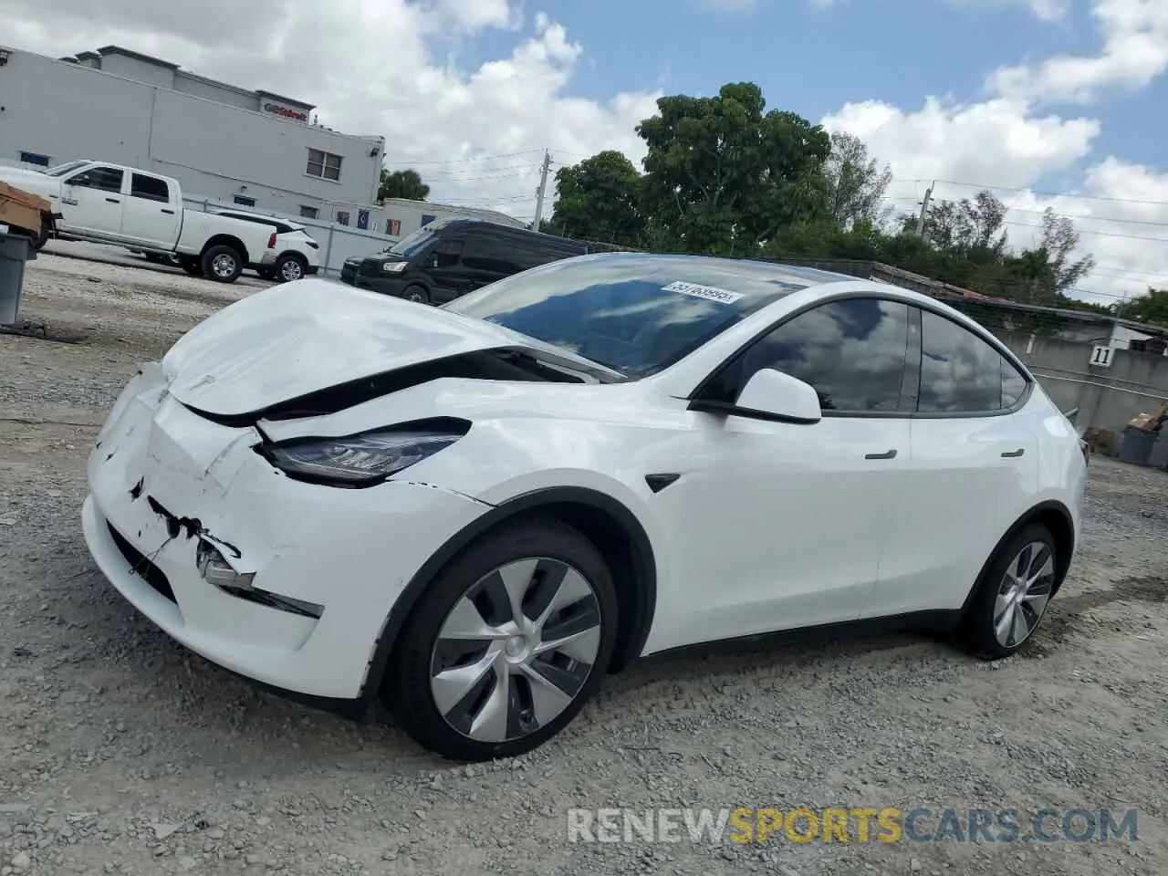1 fotografías del automóvil dañado 5YJYGDEE6MF085606 TESLA MODEL Y 2021