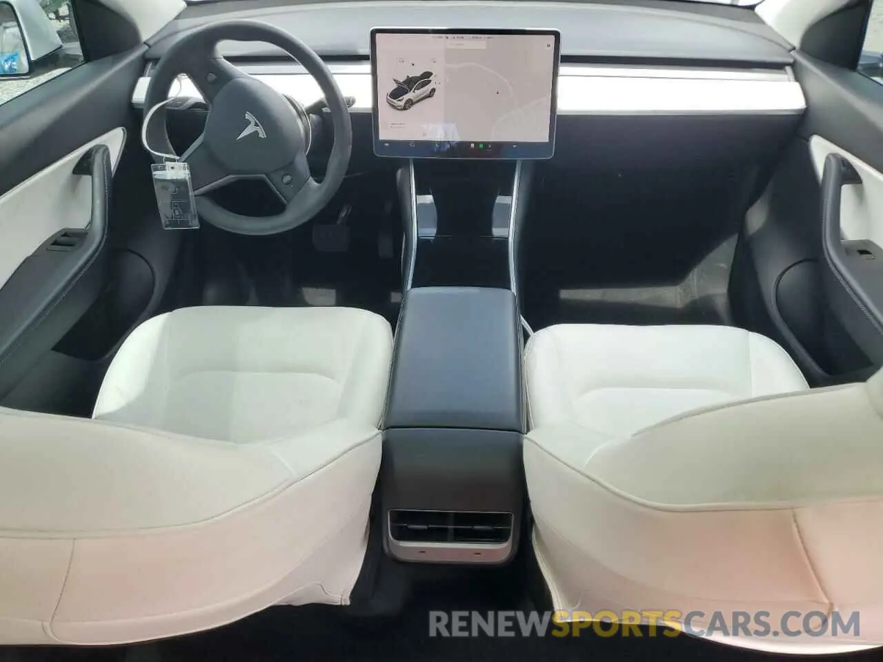 8 fotografías del automóvil dañado 5YJYGDEE6MF085606 TESLA MODEL Y 2021