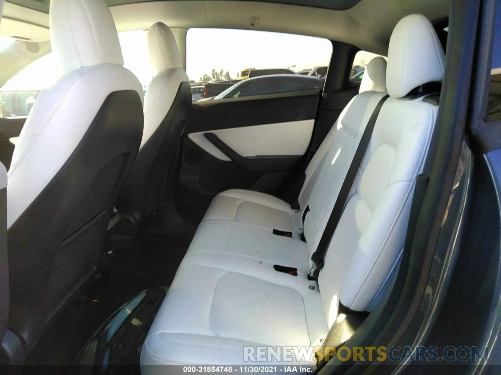 8 fotografías del automóvil dañado 5YJYGDEE6MF088697 TESLA MODEL Y 2021