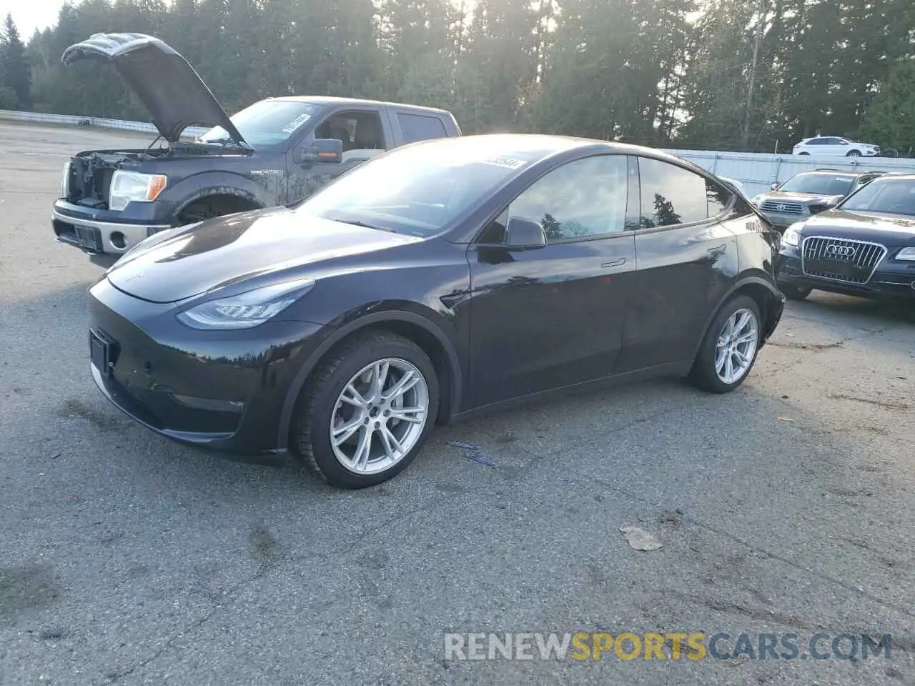 1 fotografías del automóvil dañado 5YJYGDEE6MF091566 TESLA MODEL Y 2021