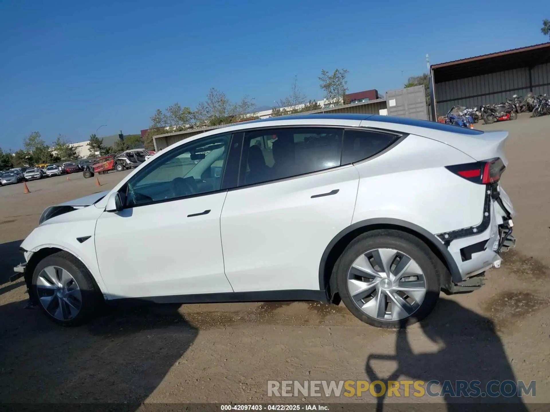 14 fotografías del automóvil dañado 5YJYGDEE6MF094788 TESLA MODEL Y 2021