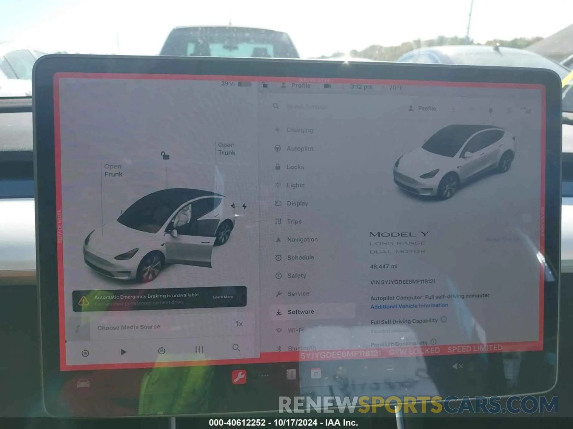17 fotografías del automóvil dañado 5YJYGDEE6MF118121 TESLA MODEL Y 2021