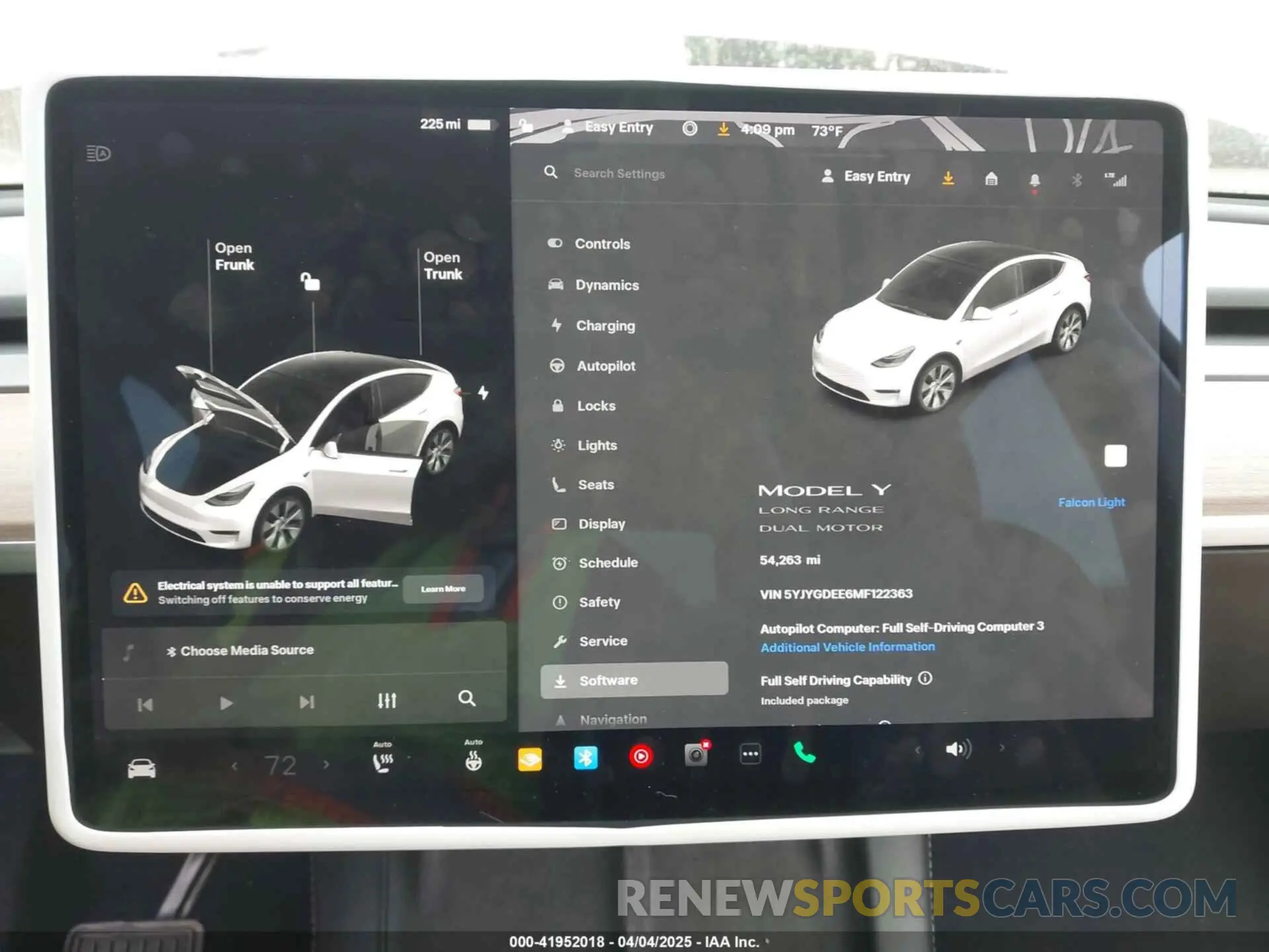 18 fotografías del automóvil dañado 5YJYGDEE6MF122363 TESLA MODEL Y 2021