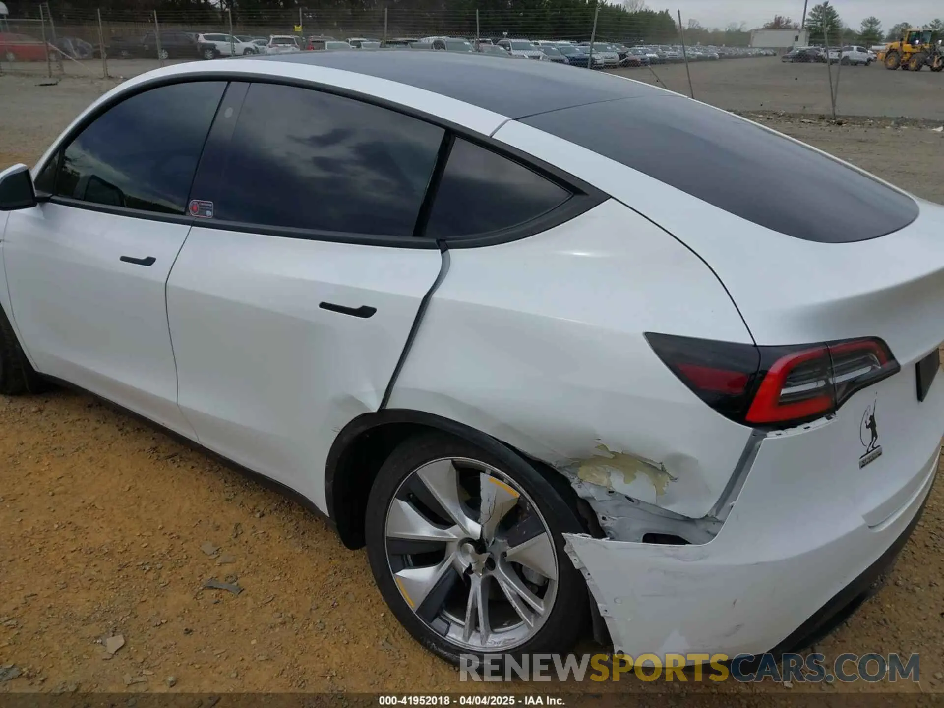 19 fotografías del automóvil dañado 5YJYGDEE6MF122363 TESLA MODEL Y 2021