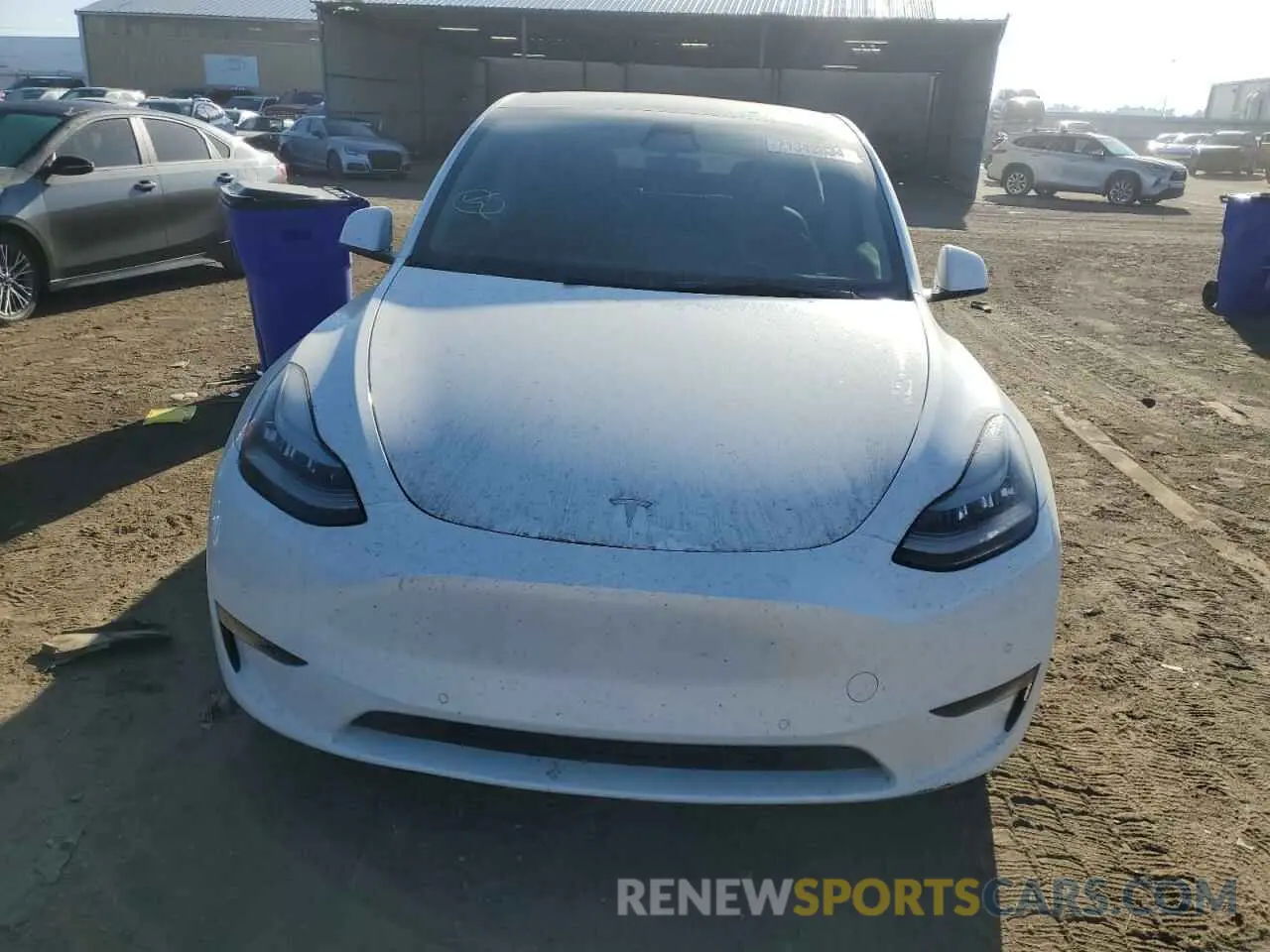 5 fotografías del automóvil dañado 5YJYGDEE6MF158652 TESLA MODEL Y 2021